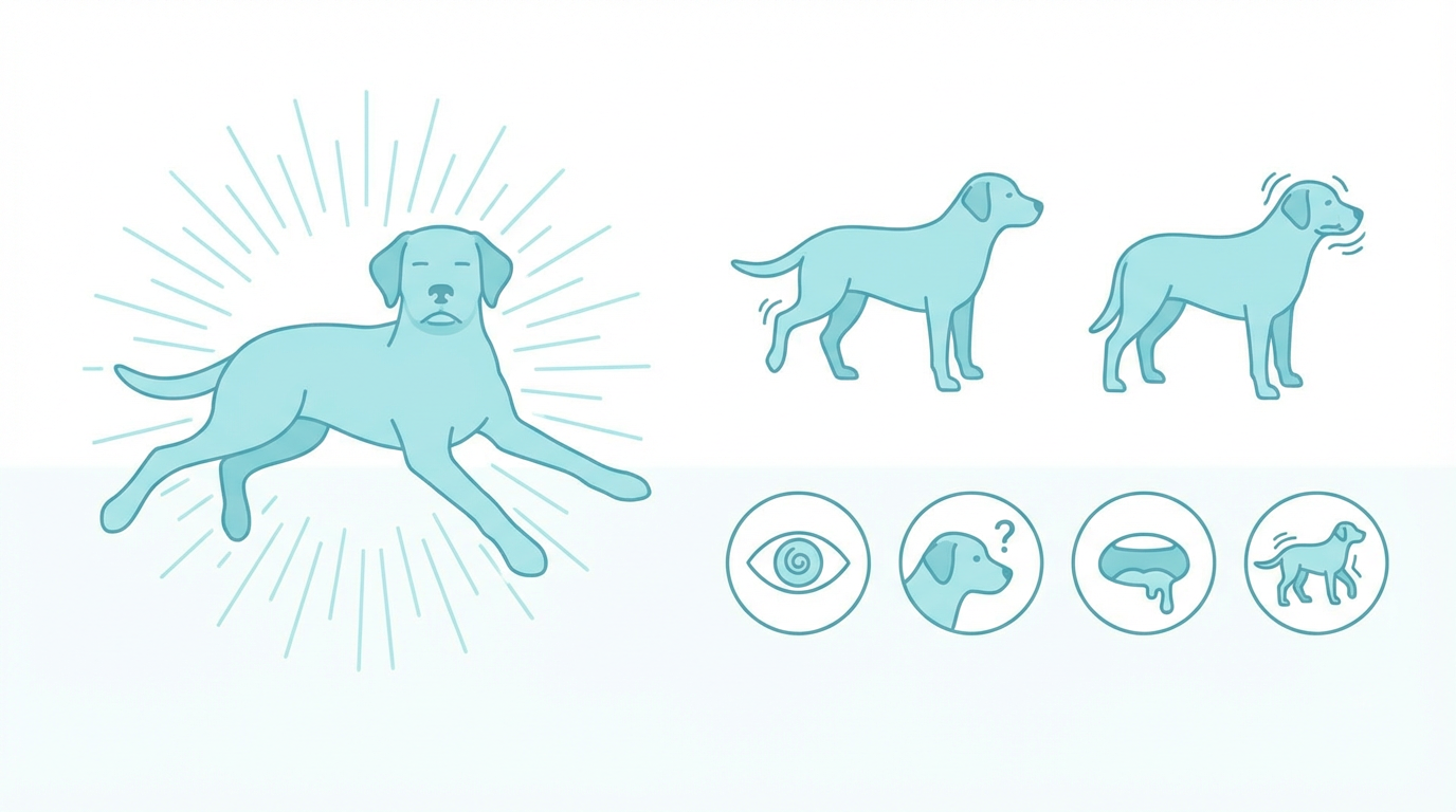 てんかん発作の種類と症状を示すイラスト