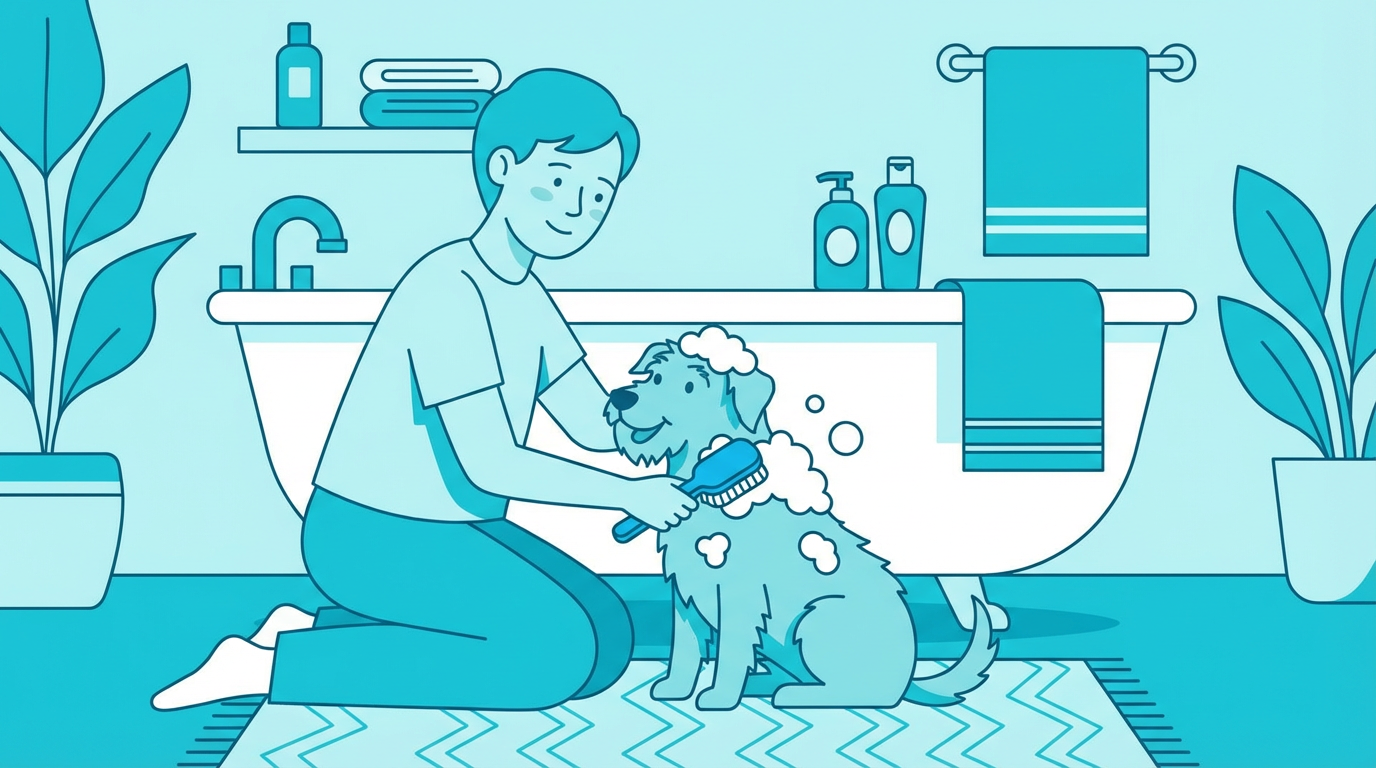 長期的な皮膚ケアのイラスト